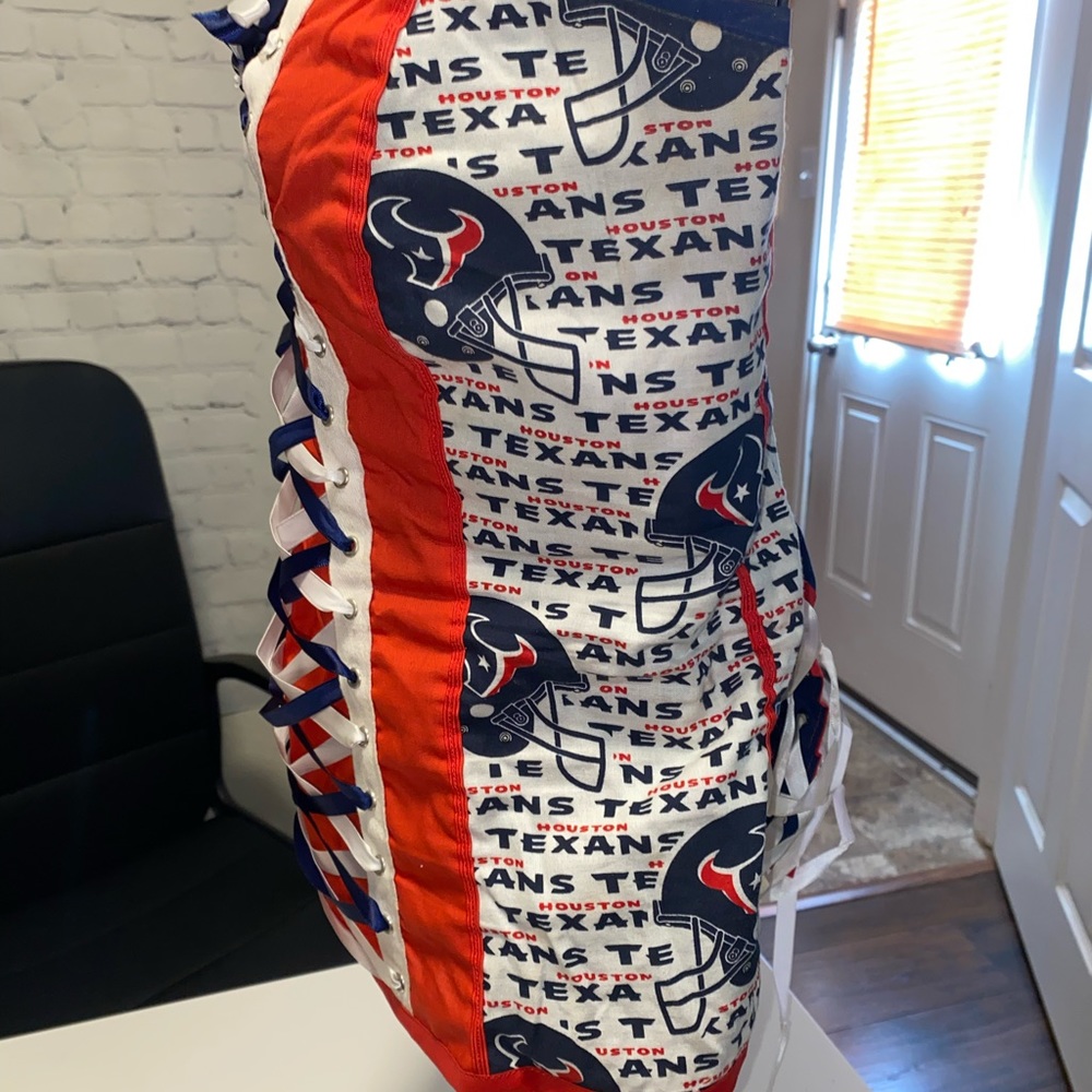 Houston Texans NFL Women’s Corset, Custom Made-Used, Good Condition